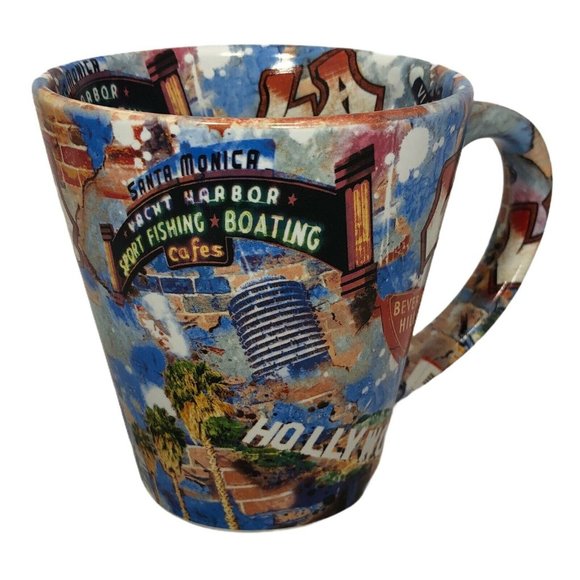 Hollywood LA Themed Coffee Mug Tea Cup - Picture 3 of 7